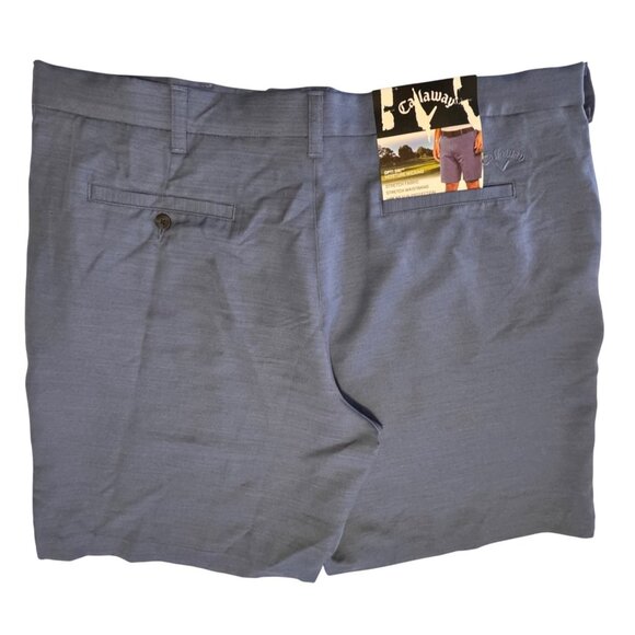 Mens Size 40 Blue Golf Shorts Callaway Opti-Dri Moisture-Wicking UPF 50 - Picture 4 of 11